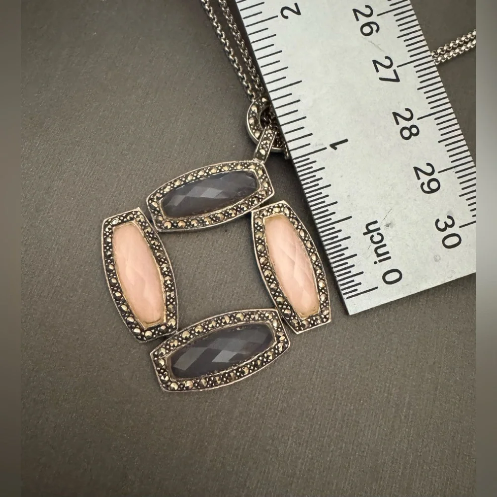 Unique Judith Jack Sterling Silver Necklace - Picture 5 of 5